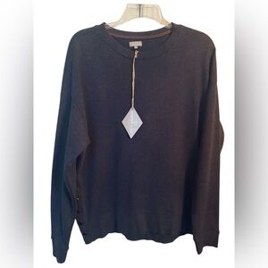 Kick Off Shop Women's Dark Gray Cotton Blend Sweatshirts Size Small